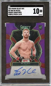 2023 Select Bo Nickal Rookie AUTO PURPLE /49 SGC 10 - Picture 1 of 1