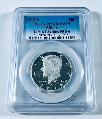 2012-S Kennedy Half Dollar Silver Limited Edition Set PR70 DCAM PCGS - Image 1 of 2