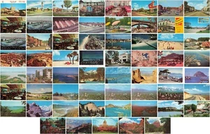 x61 Vintage Postcards Hotels Motels Beaches Travel Cities - Picture 1 of 22