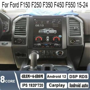 12.1" Android Navigation Car Gps Stereo Radio For Ford F150 F250 F350 F450 F550 - Picture 1 of 18