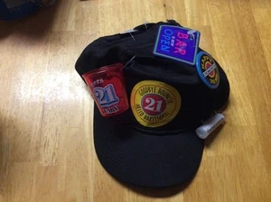 21st BIRTHDAY NOVELTY HAT CAP GOODBYE BOUNCER HELLO BARTENDER SNAP BACK NWT - Picture 1 of 4