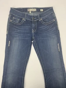 BKE Denim Culture Boot Women's Size 29L Blue Jeans - Measured 30x32 - Bild 1 von 11