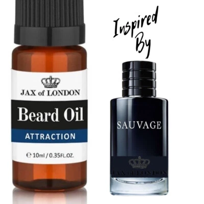 JAX OF LONDON Best Cologne Beard Oils for Men, Beard Growth, Conditioning 3 for 2 Offer 10ml