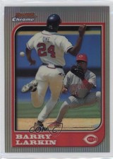 1997 Bowman Chrome Refractor Barry Larkin #7 HOF