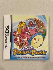 SUPER PRINCESS PEACH - NINTENDO DS - SOLO MANUAL DE INSTRUCCIONES - Imagen 1 de 1