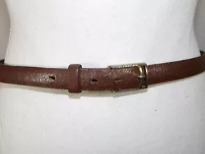 Cinturón Vintage Borgoña París Cuero de Cerdo Genuino Talla 34 - Imagen 1 de 6