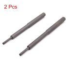 2pcs Dark Gray Universal Valve Guide Remover Grinding Stick Lapping Tool for Car