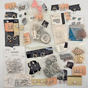 Riesiges Konvolut Schmuckherstellung Zubehör - unbenutzt/neu 100+ Einzelteile - Bild 1 von 10