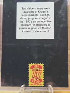 Vintage US TOP VALUE TRADING STAMP Kroger's Supermarkets, ORG. Kaugummi - #2192 - Bild 1 von 3