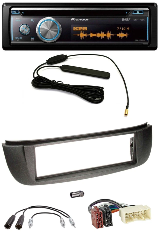 Pioneer CD USB Bluetooth DAB MP3 Autoradio für Nissan Almera Tino (2001-2004) - Bild 1 von 4