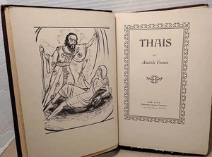 Thaïs (Thais) by Anatole France - 1931 - Antique Illustrated Edition Hardcover - Bild 1 von 12