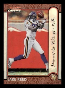 1999 Bowman Chrome Refractors #94 Jake Reed Vikings (Parallel 1:12) - Picture 1 of 2