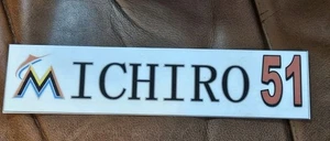 ichiro suzuki Florida Marlins Used Locker Plaque - Picture 1 of 1