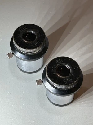 Juego de 2 oculares microscopio Wild 20x Foto 1 de 4