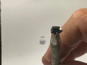 1 carats Australian natural pear CUT pyrope garnet  cut at QLD GEM FIELDS 90s - Picture 1 of 4