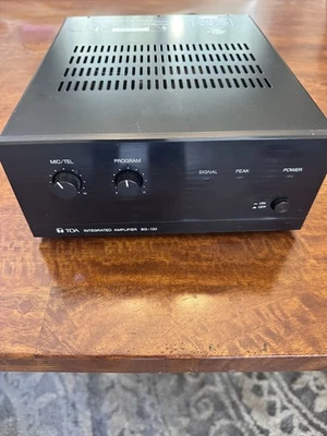 TOA BG-130 Integrated Mixer Power Amplifier PA 30W Tested Working - Image 1 of 4