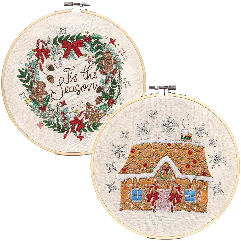 Sweet Season Hoop Set Stamped Embroidery Kit - Image 1 of 1