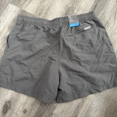 Columbia Sandy River Hiking Shorts Womens Small Gray Nylon Pockets AL4573 NEW - Image 1 of 4