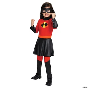 Disguise Disney Pixar Violet Incredibles 2 Jumpsuit w/Skirt Deluxe Girls' - Picture 1 of 1