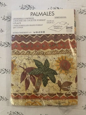 Funda de almohada Palmales nueva pero vintage con doble edredón funda palmera sol suroeste Foto 1 de 4