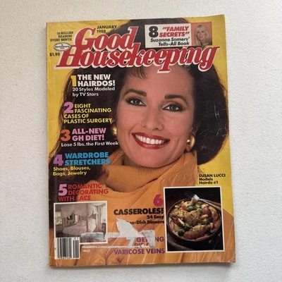 Good Housekeeping Magazine January 1988 Vintage - Image 1 of 4