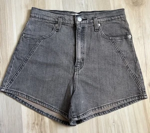 Signature Levi Strauss Vintage High-Rise Shorts Size 0 NWOT Washed Faded Style - Picture 1 of 14