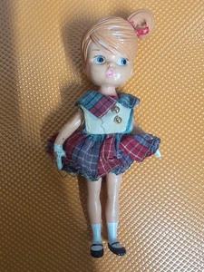 Vintage Dolly Darling 4.25" 1965 Made in Japan Vinyl Doll House Toy - Picture 1 of 8