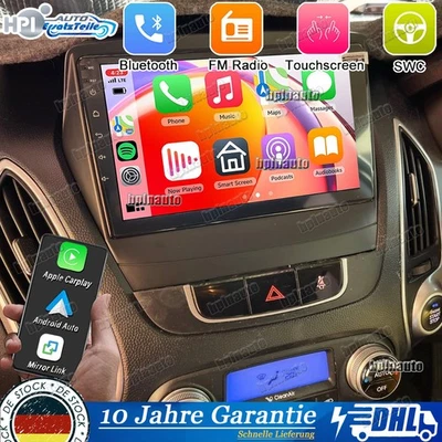 2+64GB Android 15 Carplay Autoradio Für Hyundai iX35 2010-2015 GPS NAVI DAB+ DSP - Bild 1 von 4
