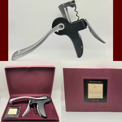 Abridor de vino Williams-Sonoma Vigneto - Sacacorchos con palanca Italia resistente Foto 1 de 4