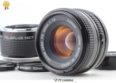 [Near MINT] Canon New FD NFD 50mm f1.8 Manual Focus Lens Teleplus MC7 From JAPAN - Image 1 of 4