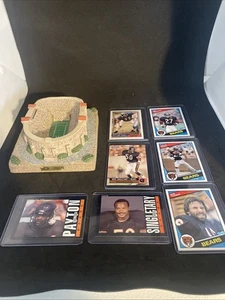 Soldier Field Gold Series Football Stadium 1998 with Walter Payton Card and more - Picture 1 of 16