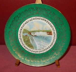 CN Crown Souvenir PROSPECT POINT NIAGARA FALLS COLLECTOR PLATE Canada Germany + - Picture 1 of 6