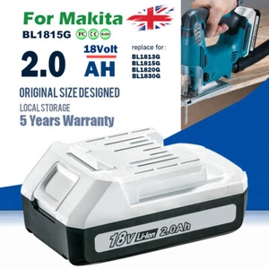Batería 18V para Makita 18Voltios Serie G BL1813G BL1815G BL1820G BL1840G BL1811G - Imagen 1 de 12