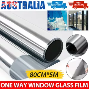 5M ONE WAY MIRROR REFLECTIVE WINDOW TINT FILM GLASS SOLAR UV BLOCK TINTING Set - Picture 1 of 12