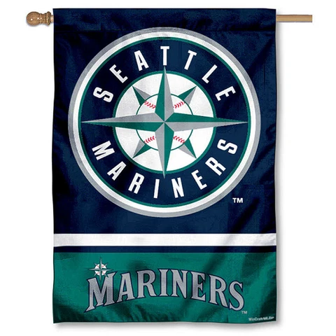 MLB Seattle Mariners House Flag and Banner Cover