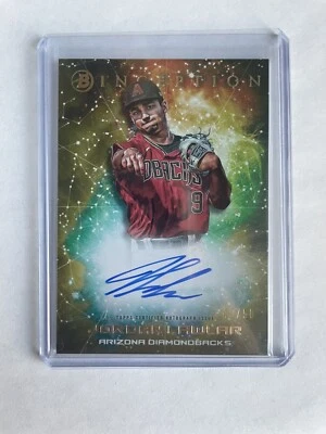 2022 Bowman Inception Jordan Lawlar Primodial AUTO /50 - Diamondbacks - Image 1 of 3