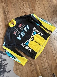 1990 YETI Cycles Team Vintage Jersey Jacket De Marchi Size M - Picture 1 of 4
