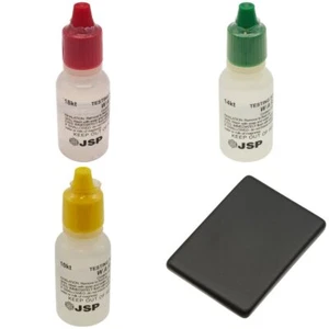 JSP Gold Jewelry Testing Acid 10k 14k 18k Kit + Scratch Tester Stone - Picture 1 of 11