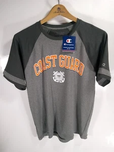 Camiseta Champion Para Hombre Guardia Costera Mangas Cortas Gris Talla Pequeña - Imagen 1 de 3