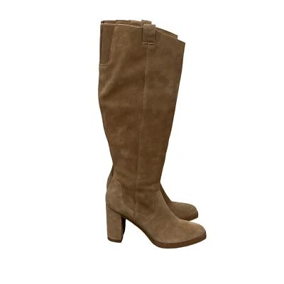 Dolce Vita, Taupe, Botas de Gamuza Hasta la Rodilla, Talla 9, 969 Foto 1 de 4