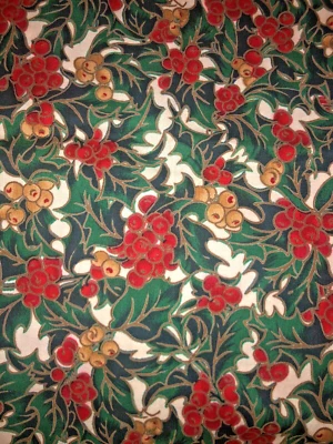 Acebo de Navidad de invierno Hoffman Woodland de colección con bayas y muérdago en blanco BTFQ Foto 1 de 4