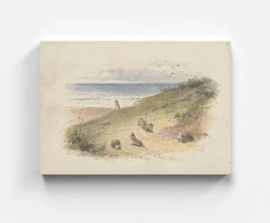 Leinwandbild Landschaft Meer Modern Decoration Art Wandbild Artist Kunst - Foto 1 di 7