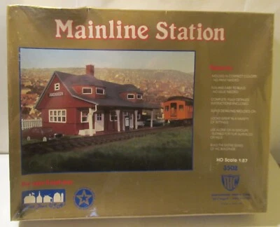 Model Power HO Mainline Station Kit 3502, Sealed - Image 1 of 3