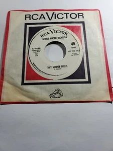 George Wilson Orchestra RCA DJ 9168 Soft Summer Breeze VG+ F139 - Imagen 1 de 1