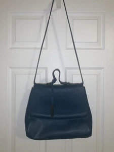 Navy Leather/Suede Innue Purse (Pre-Owned Good Condition) - Picture 1 of 5
