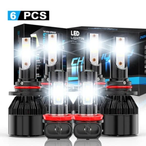 For Toyota Corolla 2009 2010 2011 2012 2013 LED Headlights High/Low + Fog Lights - Picture 1 of 18