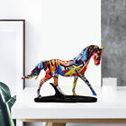Moderne Pferdefigur Kraftvolles Pferd Schreibtisch Statue Feng Shui Skulptur