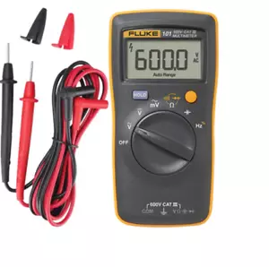 FLUKE 101 Basic Digital Multimeter Pocket Portable Meter AC DC Volt Tester - Picture 1 of 2