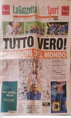 gazzetta dello sport campioni del mondo 2006 - Immagine 1 di 4