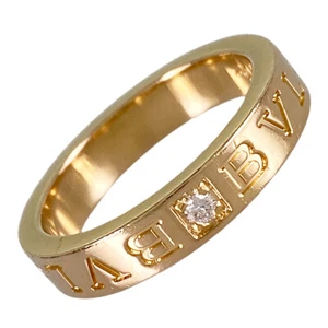 BVLGARI Bulgari Bulgari Double logo Yellow gold diamond Ring - Picture 1 of 10